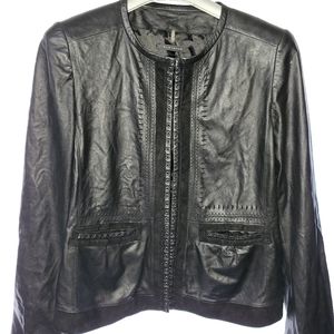 Elie Tahari Leather Jacket